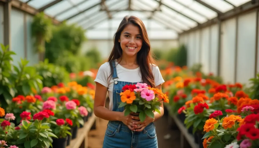Cultivo de Plantas Anuales Para Cultivar Flores en Invernaderos