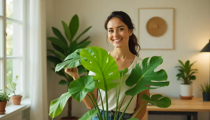 5 Plantas de interior hojas grandes